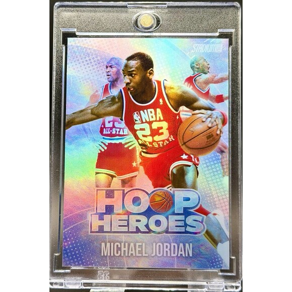 Michael Jordan 6 Card Lot Holographic Short Print Hoop Heroes Fan Art 918 Custom - Picture 4 of 7